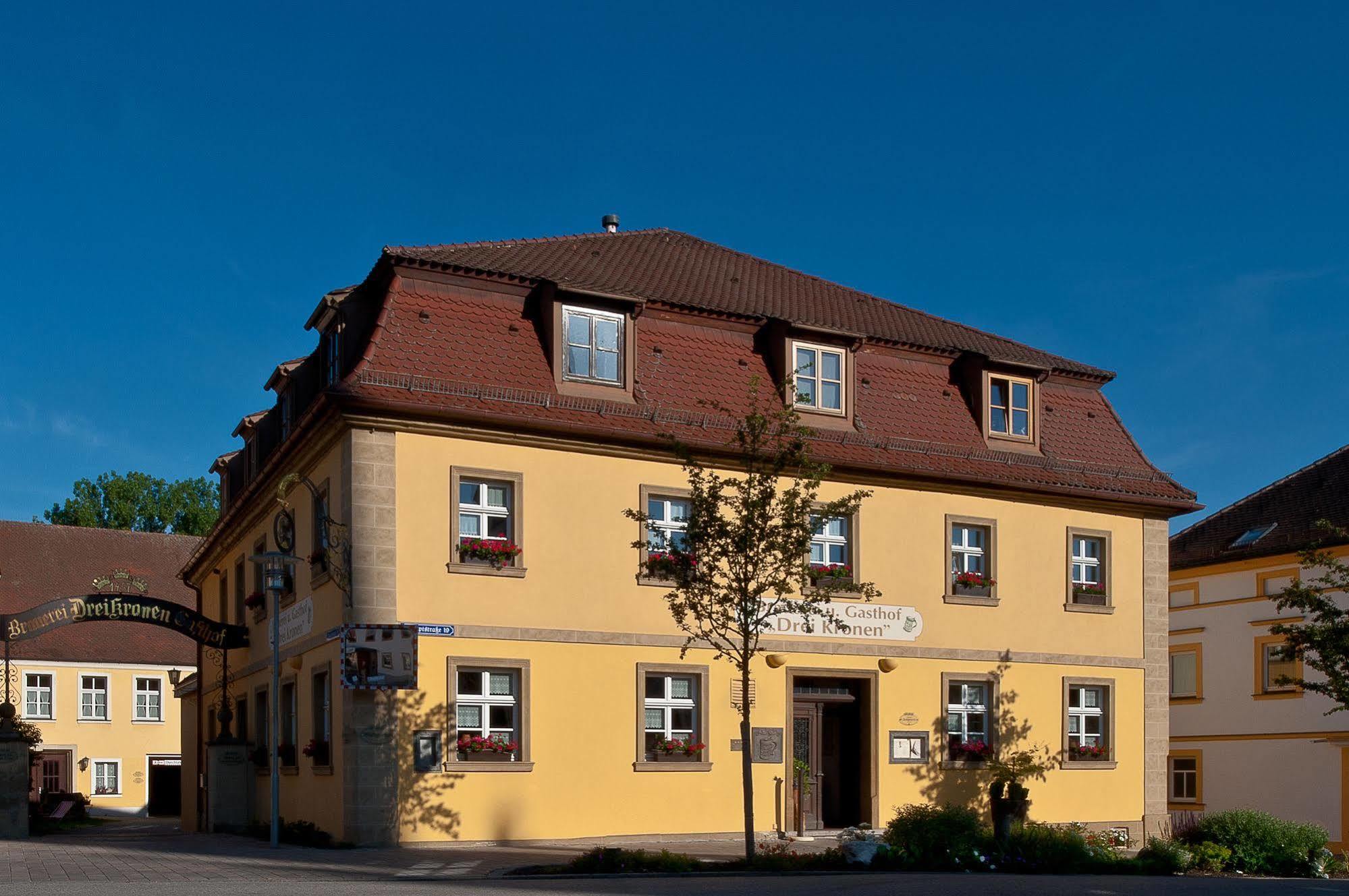 Hotel & Brauereigasthof Drei Kronen Memmelsdorf Exterior photo